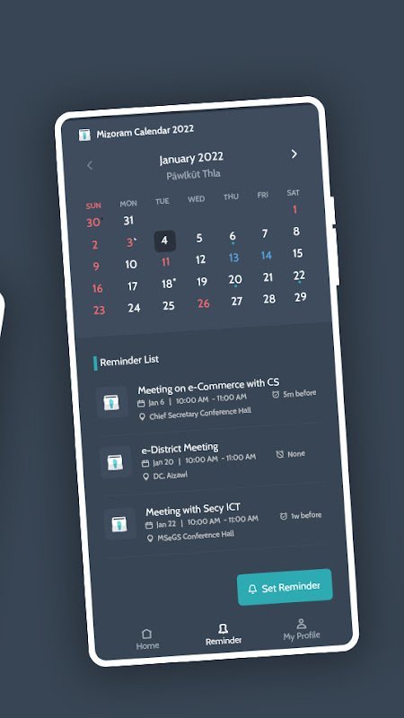 Mizoram Calendar screenshot image 3_funmod.online