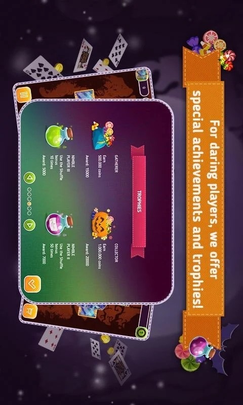 Solitaire Halloween Story(Unlimited Money) screenshot image 2_funmod.online
