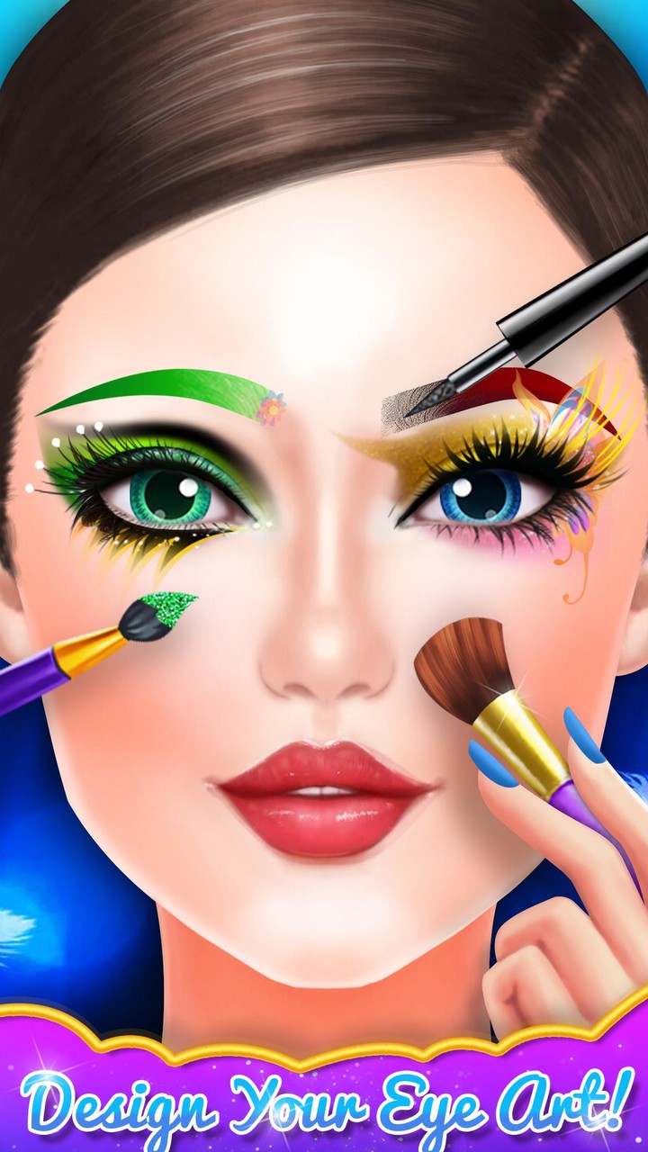 Eye art: Fashion makeup games screenshot image 3_funmod.online