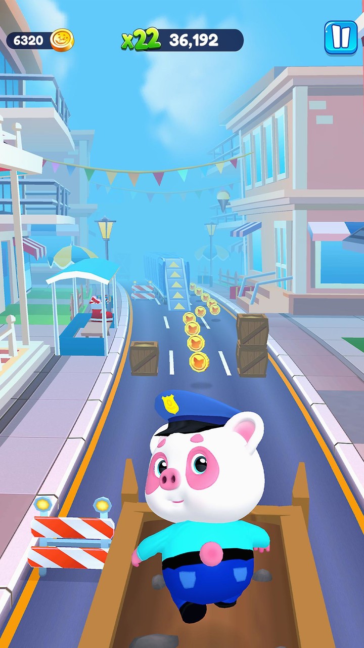 Piggy Panda Run: Fun Game screenshot image 4_funmod.online