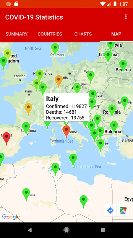 COVID-19 Statistics screenshot image 4_funmod.online