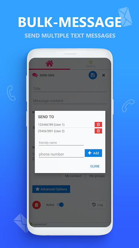 AUTO MESSAGE send & reply SMS screenshot image 7_funmod.online