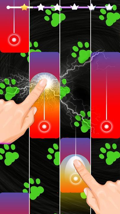 Ladybug Noir Piano Tiles screenshot image 4_funmod.online