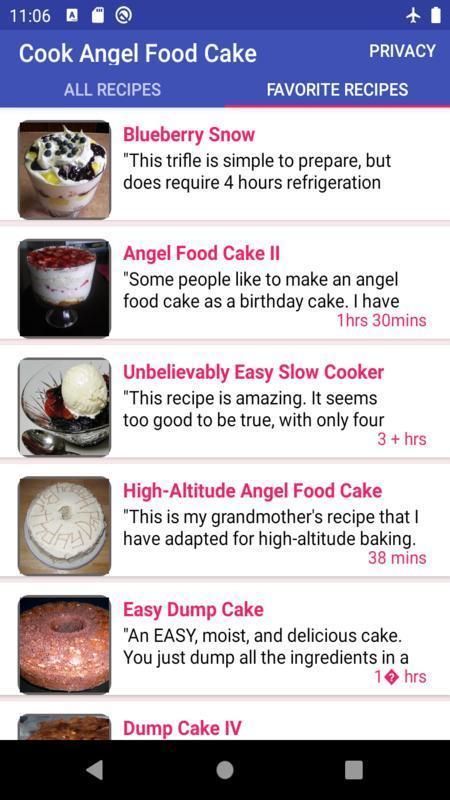 Angel food cake: cake recipe screenshot image 9_funmod.online