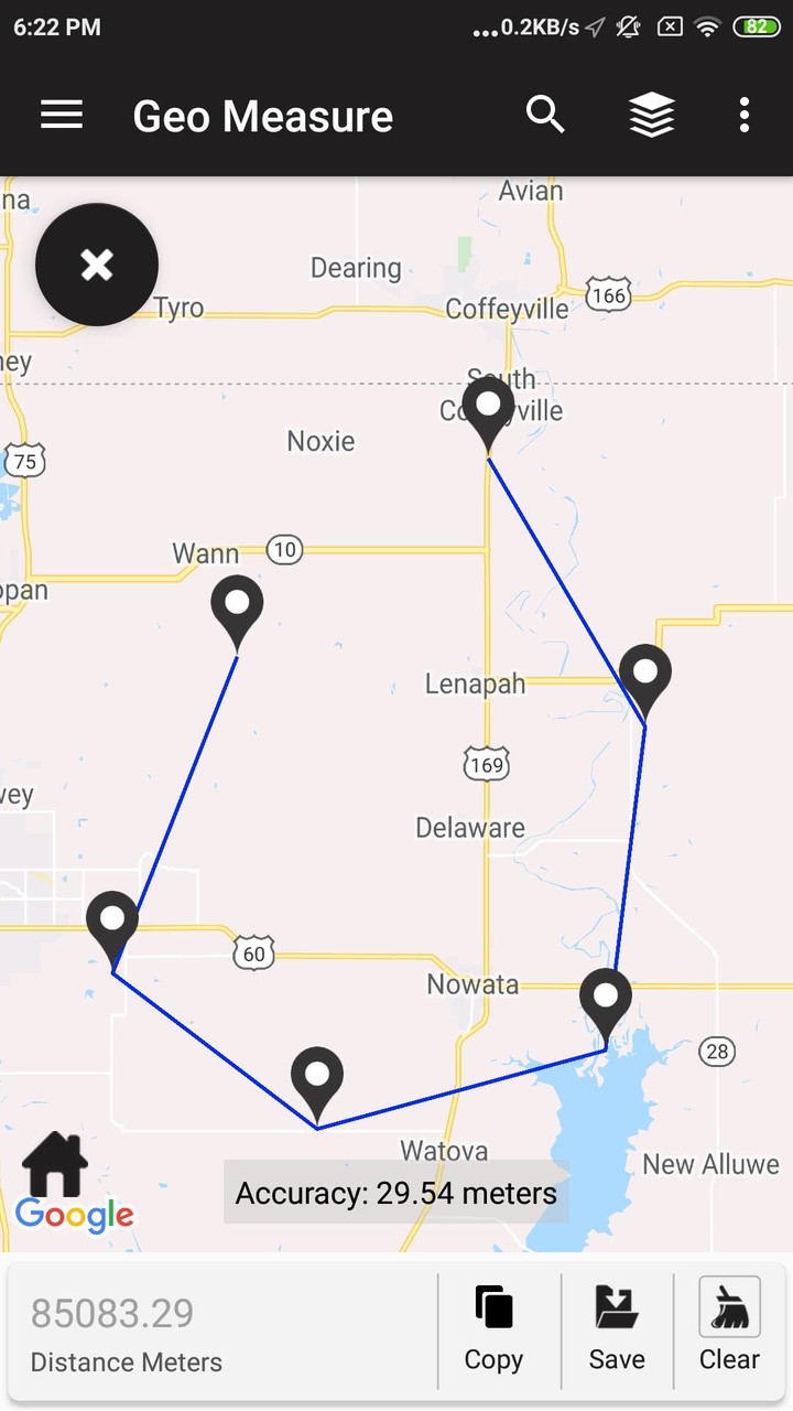 Geo Measure Area calculator screenshot image 11_funmod.online