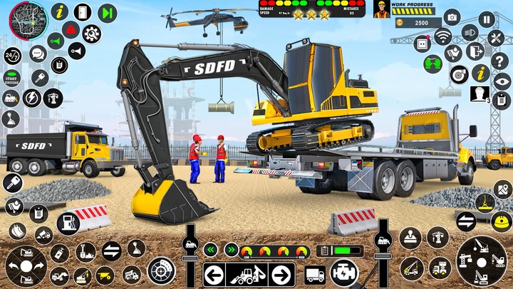 Grand Snow Excavator Simulator screenshot image 4_funmod.online