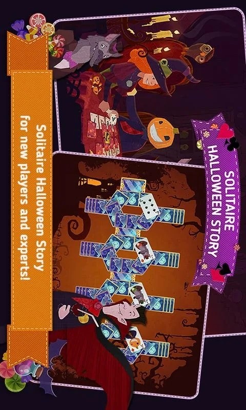 Solitaire Halloween Story(Unlimited Money) screenshot image 5_funmod.online