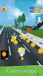Rabbit Parkour-Subway runner rush race<span>(No Ads)</span> screenshot image 4_funmod.online