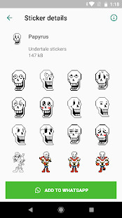 UNDERTALE and DELTARUNE stickers for WhatsApp<span>(No Ads)</span> screenshot image 18_funmod.online