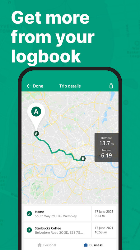 Mileage Tracker by Driversnote screenshot image 2_funmod.online