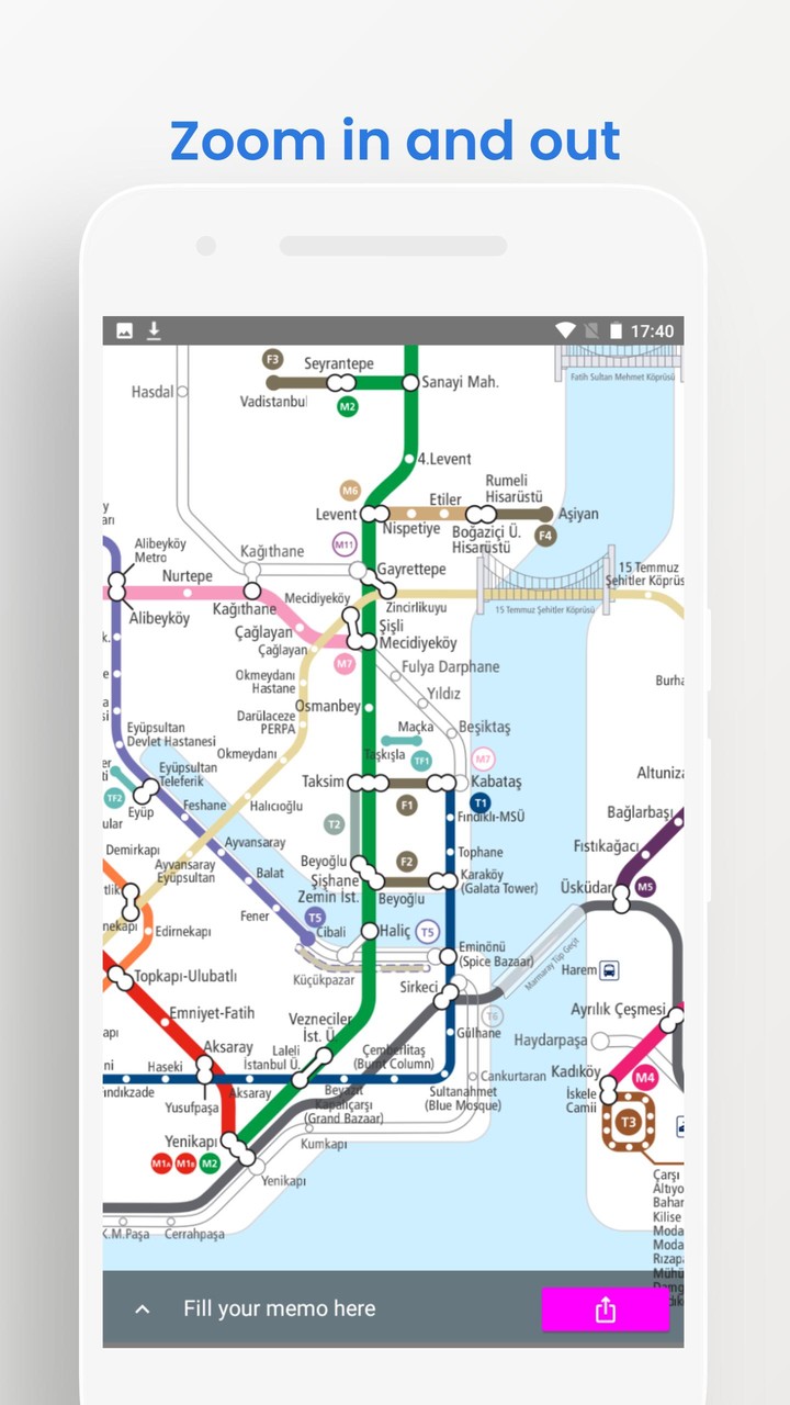 ISTANBUL METRO TRAM GUIDE MAP screenshot image 26_funmod.online