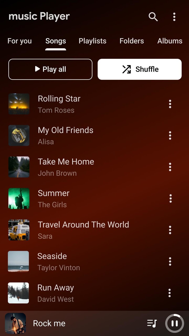 Музыкальный плеер — MP3-плеер screenshot image 11_funmod.online