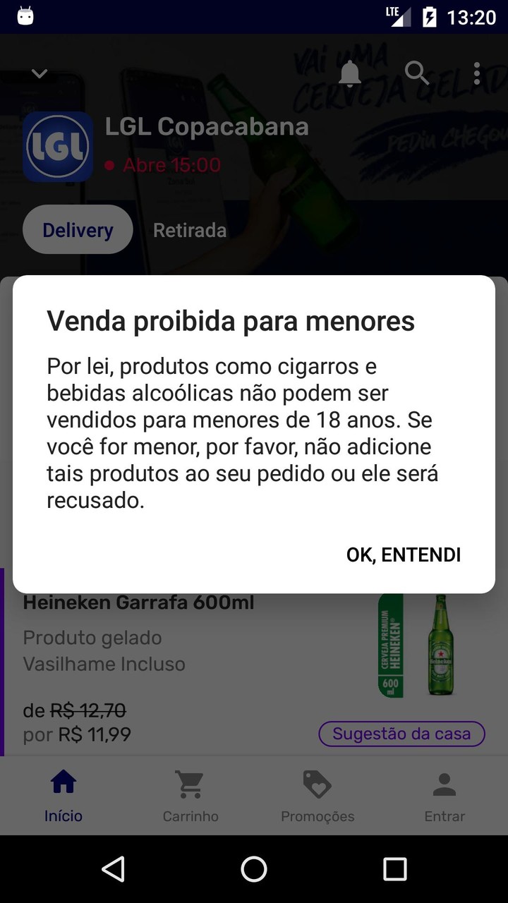 LGL Delivery de Bebidas screenshot image 5_funmod.online