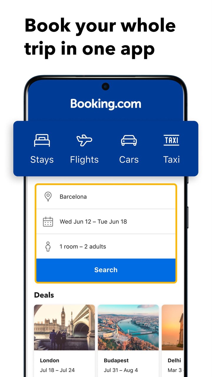 Booking.com: Hotels and more screenshot image 1_funmod.online