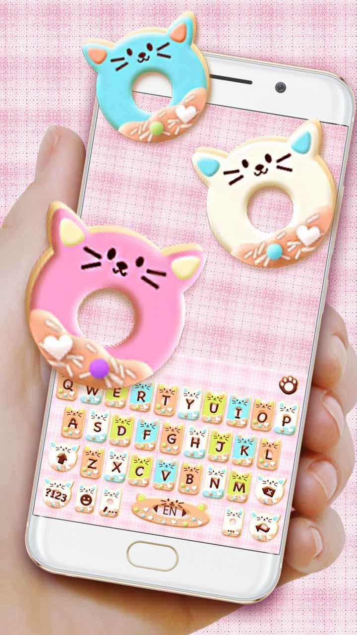 Colorful Donuts Button Keyboard Theme screenshot image 1_funmod.online