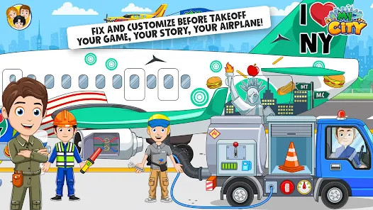 My City  Airport<span>(Paid games free)</span> screenshot image 5_funmod.online