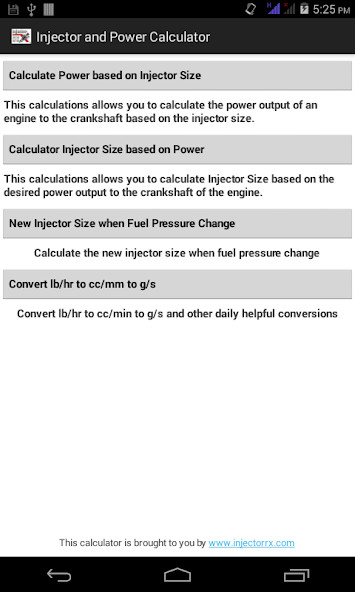Fuel Injector Calculator<span>(Paid for free)</span> screenshot image 5_funmod.online