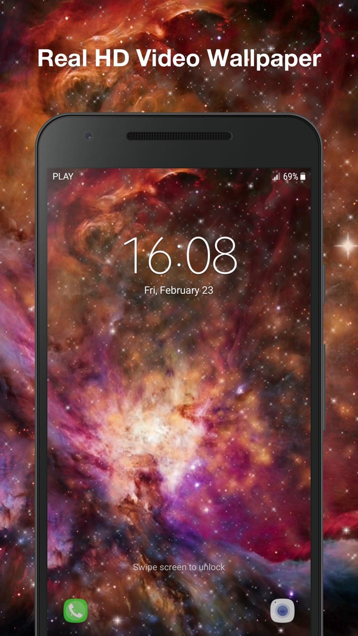 Inferno Galaxy Live Wallpaper screenshot image 6_funmod.online