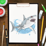 How to Draw Shark Step by Step1.3_funmod.online