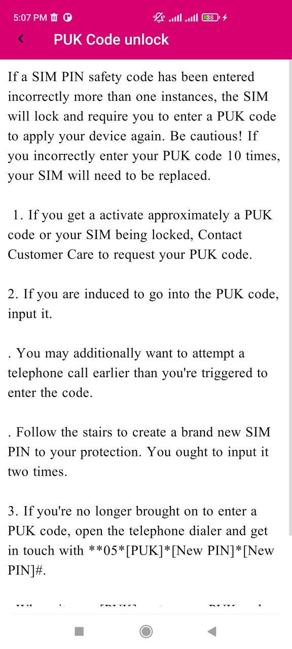 Guide for Puk Code Unlock screenshot image 6_funmod.online