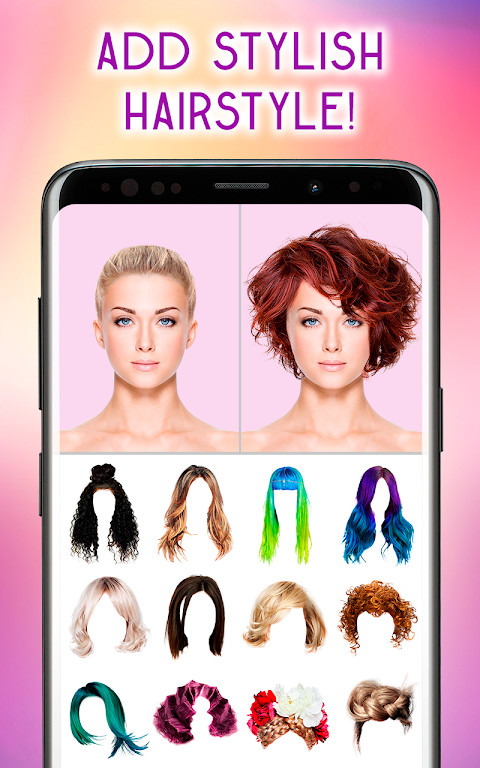 Hairstyles Photo Editor screenshot image 2_funmod.online