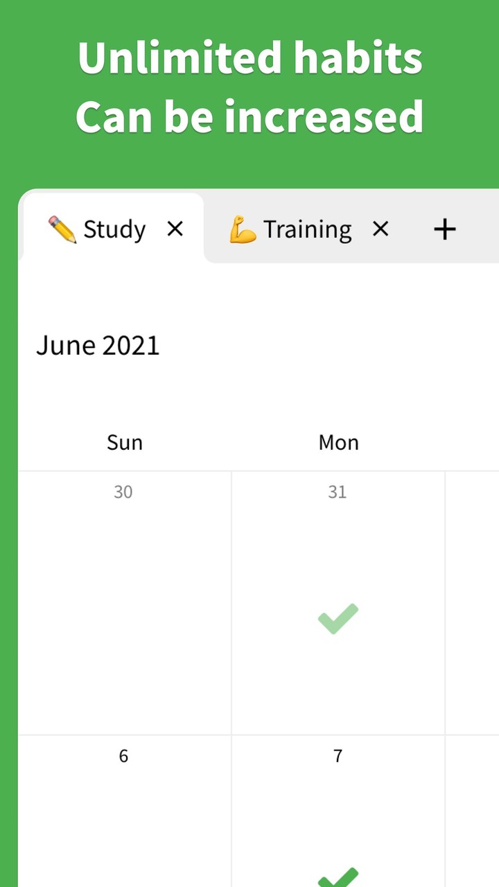 Check Calendar - Habit Making screenshot image 35_funmod.online