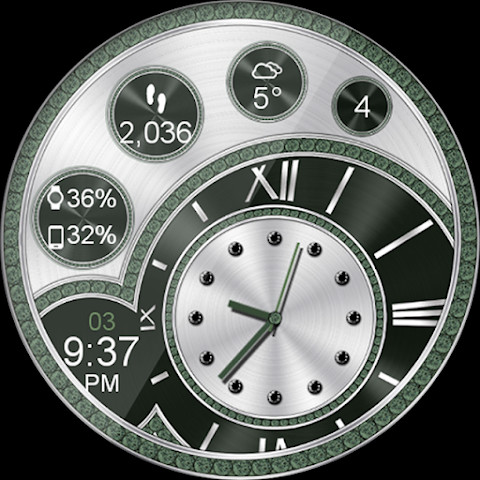 Diamond Ritz HD Watch Face screenshot image 16_funmod.online