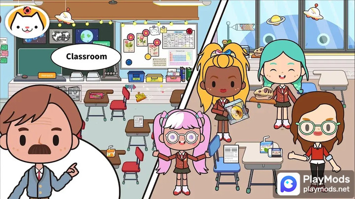 Miga Town My School<span>(Unlocked All maps)</span> screenshot image 2_funmod.online