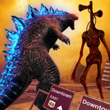 Monster Smash City - Godzilla vs Siren Head(No Ads)1.1.5_rowtechapk.com