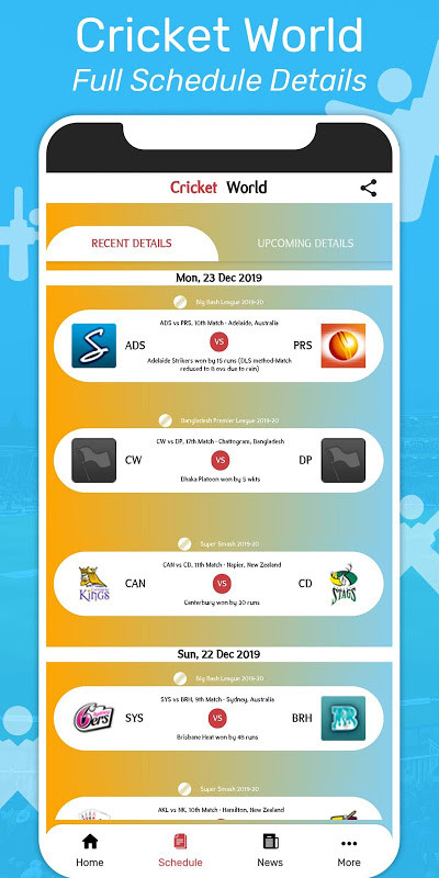 Cric World - Live Cricket Score & Update screenshot image 4_funmod.online