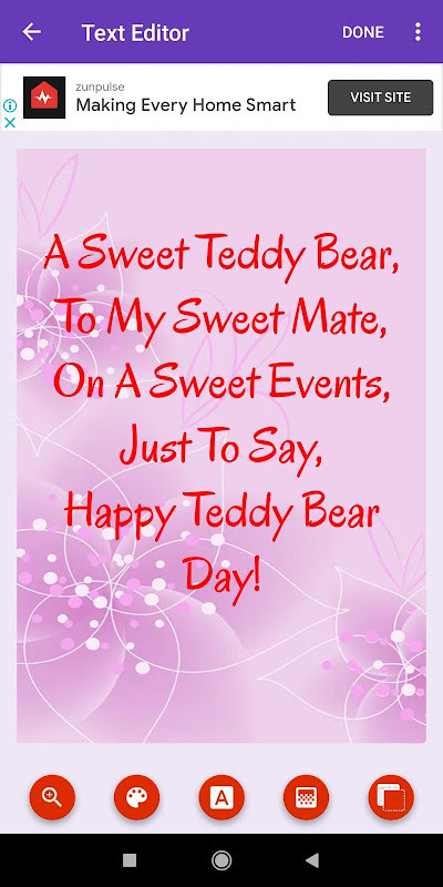 Happy Teddy Day:Greeting, Photo Frames, GIF Quotes screenshot image 7_funmod.online