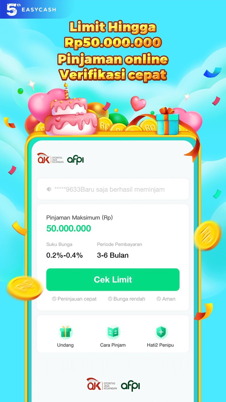 Easycash - Kredit Dana Online screenshot image 7_funmod.online