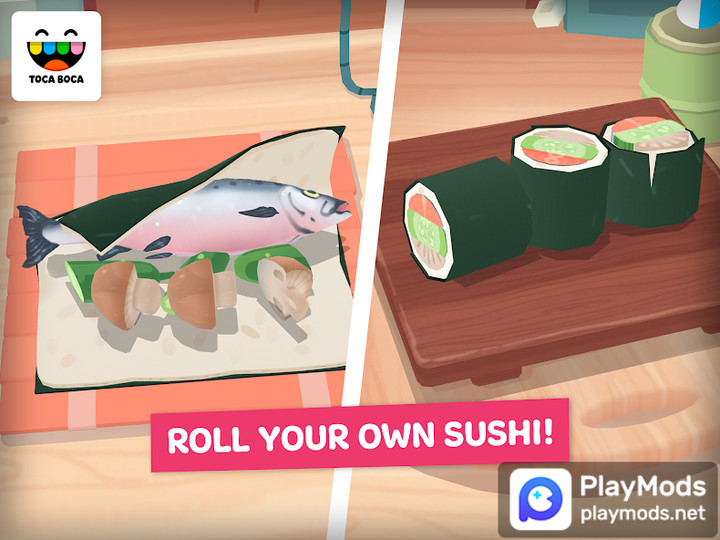 Toca Kitchen Sushi Restaurant<span>(Full Unlocked)</span> screenshot image 3_funmod.online