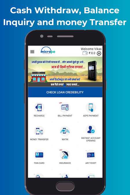 Micrope- Aadhaar ATM, Money Transfer, Bill Payment screenshot image 4_funmod.online
