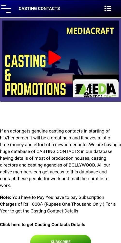 Online Casting Director screenshot image 2_funmod.online