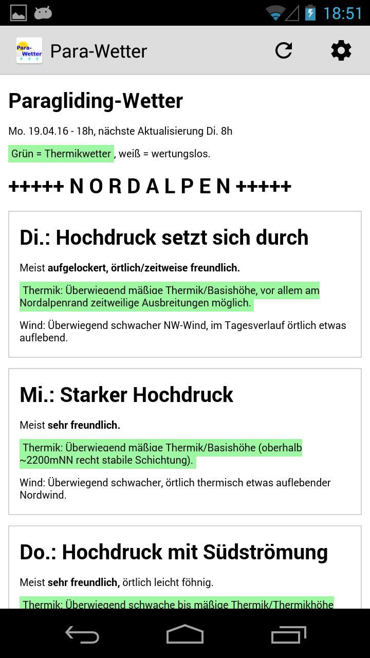 Paragliding Wetter screenshot image 1_funmod.online