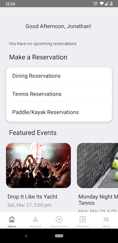 Tampa Yacht & Country Club screenshot image 1_funmod.online