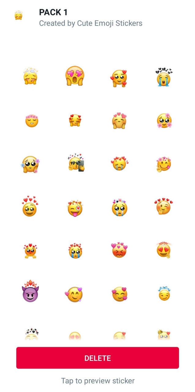 Cute Emoji Stickers screenshot image 20_funmod.online