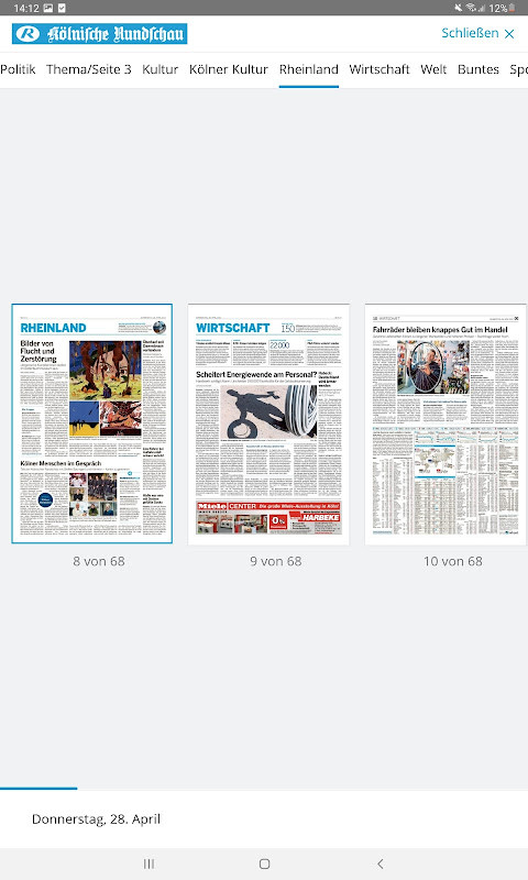 Kölnische Rundschau E-Paper screenshot image 4_funmod.online
