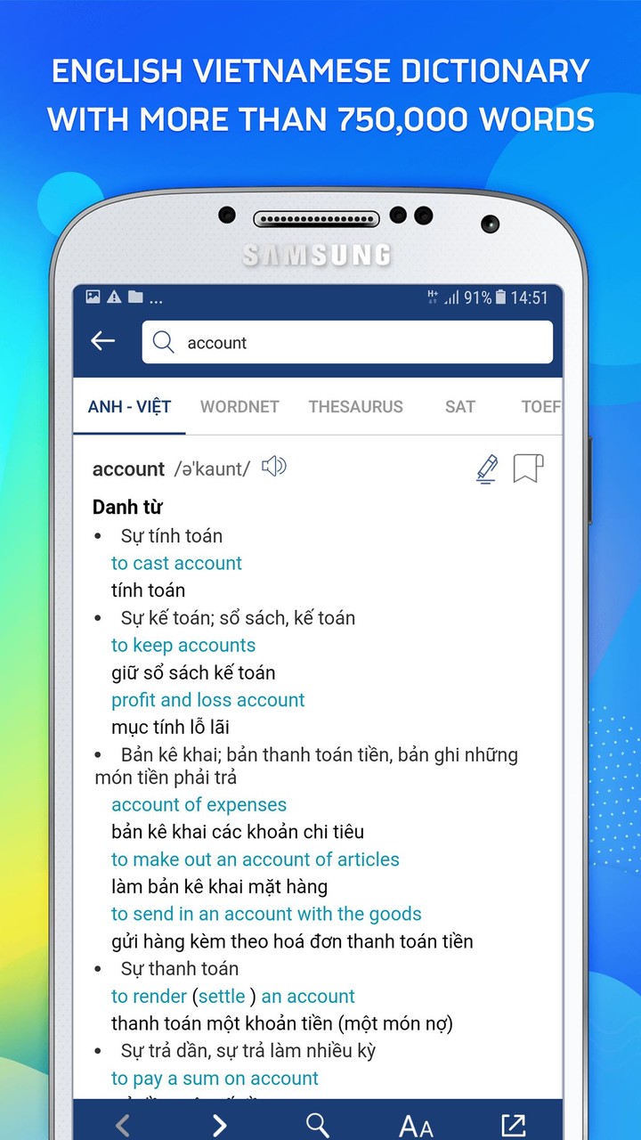 Vietnamese English Dictionary - Tu Dien Anh Viet screenshot image 1_funmod.online