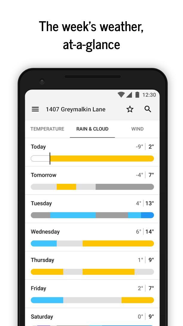 Forecaster - visual, accurate weather for the week screenshot image 1_funmod.online