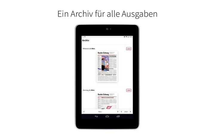 Basler Zeitung E-Paper screenshot image 10_funmod.online