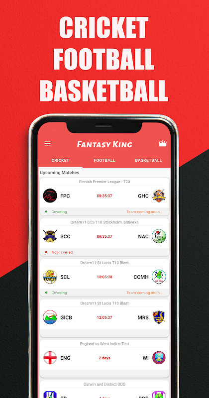 DreamFantasy11 - Dream11 Team screenshot image 1_funmod.online