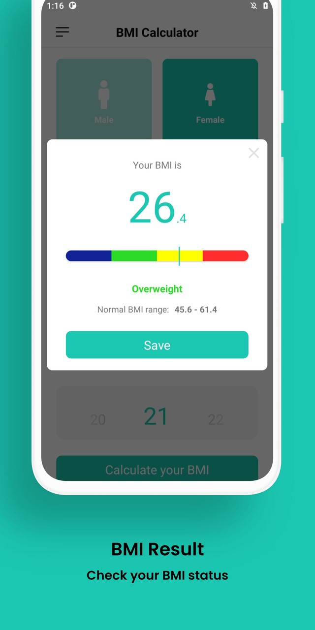 BMI Calculator - Ideal Weight screenshot image 4_funmod.online