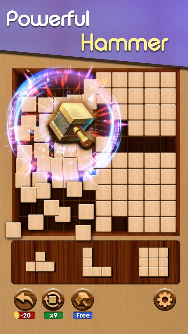 Wood Plus Block Puzzle screenshot image 2_funmod.online