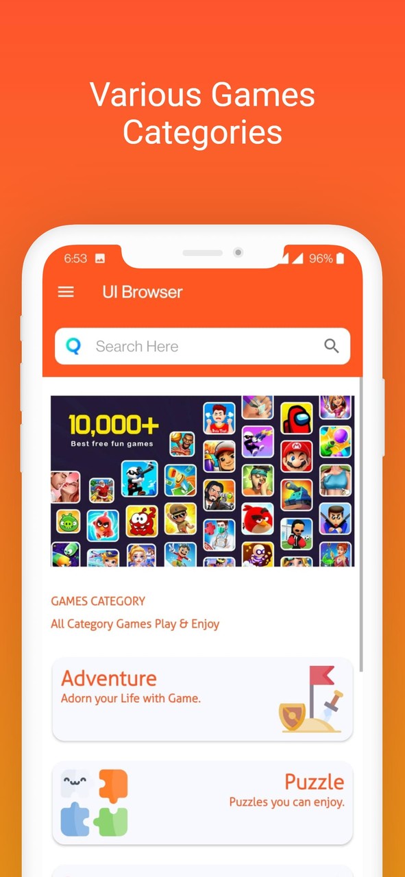UI Browser :- Fast & Safe screenshot image 3_funmod.online