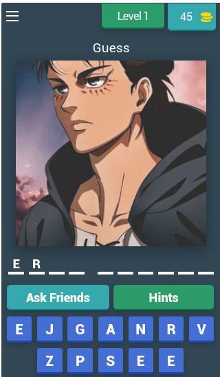 Attack on Titan: Quiz screenshot image 2_funmod.online