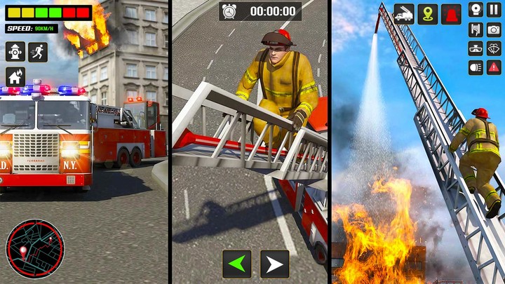 Fire Engine Truck Driving Sim screenshot image 2_funmod.online