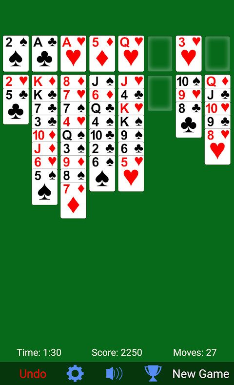 FreeCell Solitaire screenshot image 18_funmod.online