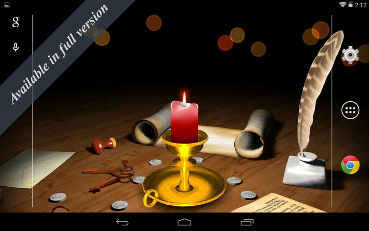 Melting Candle Wallpaper Lite screenshot image 1_funmod.online